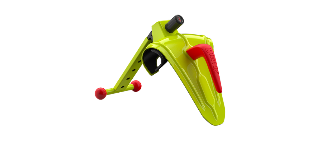 Bullock® Defender Pro: blocca volante con scudo in lega rinforzata